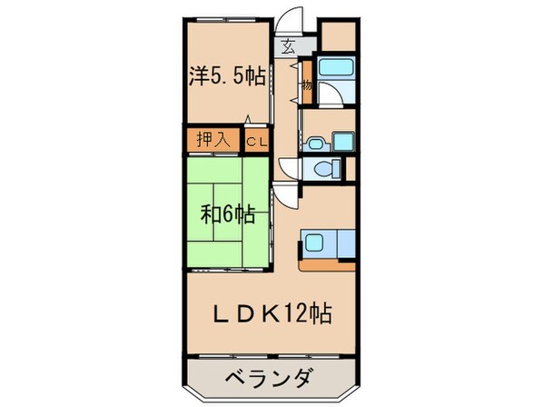 エスペランサ広野の物件間取画像